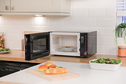 Russell Hobbs RHM2080BR 20 Liter schwarz Digital Mikrowelle mit rotem Griff und Tasten - 7