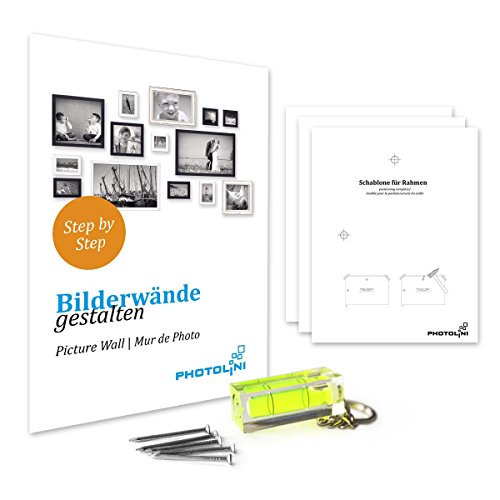 2er Bilderrahmen-Set 13×18 cm Strandhaus Rustikal Eiche-Optik Natur Massivholz mit Glasscheibe inkl. Zubehör / Fotorahmen - 6