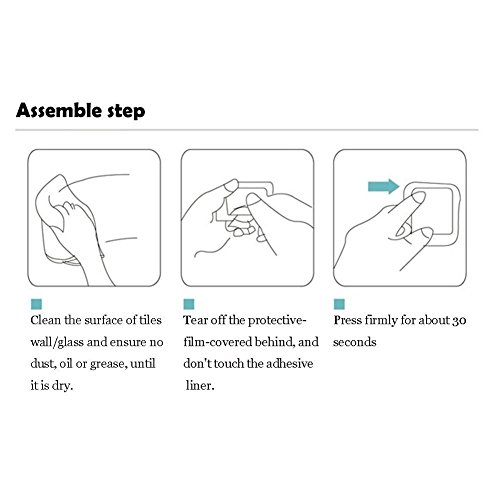 Selbstklebender Handtuchhalter gebürstetem Edelstahl Handtuchstange Ohne Bohren Bad und Küche 55cm - 8