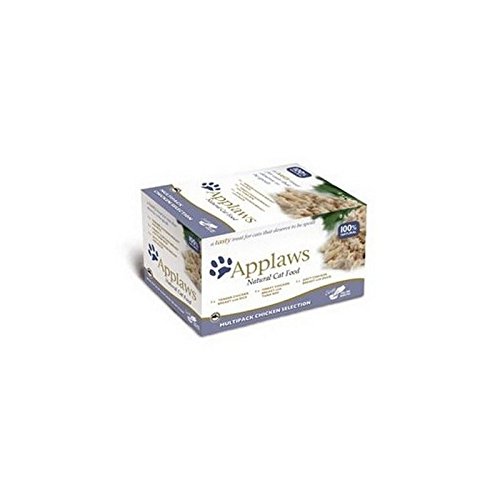 Preisvergleich Produktbild Applaws Katze Huhn Auswahl Topf Multi-Pack 8 X 60G (480G)