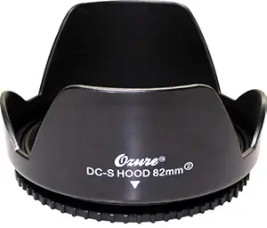 Ozure DC-S Lens Hood (82mm) - Will Fit to All 82mm Lenses - Compatible with All Major Brand Camera Lenses