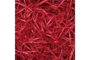 Deep Red Very Fine Cut Shredded Paper Shred Hamper Fill 100g by Terracotta Spice