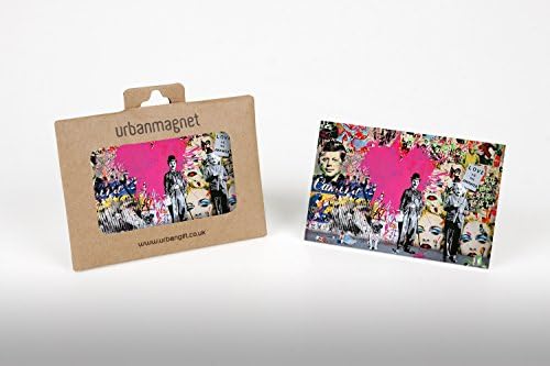 Mr Brainwash Chaplin And Einstein Photo Fridge Magnet