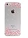 Produktbild iPhone 5/SE Hülle- Ultra Slim TPU Silikon Transparent , Schutzhülle Muster Stoßdämpfend Transparent Spiegel Schutz Handy Hülle Tasche Etui Bumper iPhone 5/SE-4,0 Zoll [Rosa,Blume E]