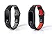Produktbild For Xiaomi Mi Band 2 Armband, Dingtool Ersetzen Mi Band Armband Ersatz Ersatz Armband Bracelet Handgelenk Band für Xiaomi Mi Band 2 Ersatz-Zubehör(Nicht für Xiao Mi Band 1S)(Kein Tracker) (Newstyle6-2pcs)