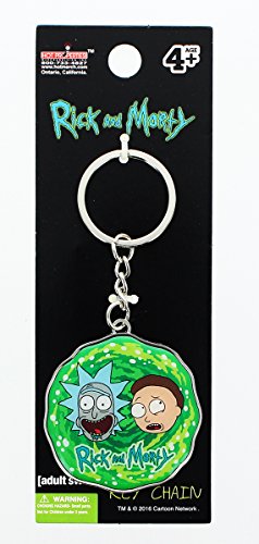 Rick y Morty llavero de metal: Portal