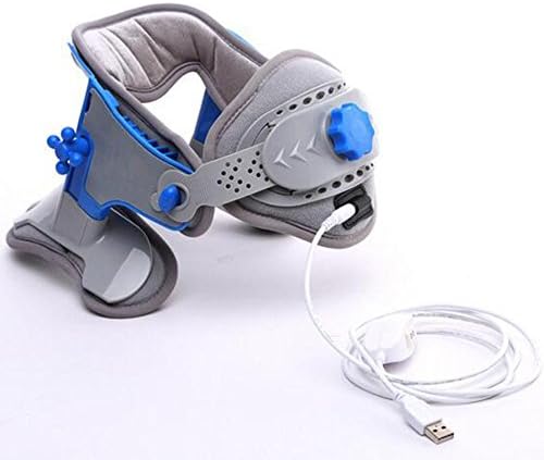 USB Hyperthermia Cervical Support Inflatable Neck Traction Device,Strong Traction Neck Cervical Spine Collar Support Aid Neck Pain Treatment Device