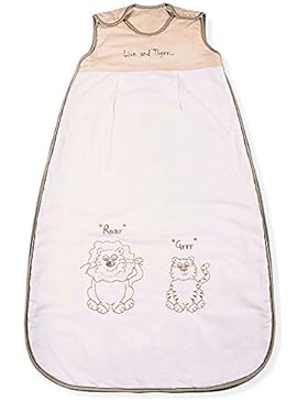 Baby-Schlafsack, Löwe & Tiger, Kiddy Kaboosh Verschiedene Größen, Sommergewicht, 1.0 Tog, Größe 1: 0-6 Monate