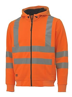 Helly Hansen Veste haute visibilité haute visibilité à capuche Sweat à capuche 79017, S, orange