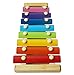 MXtechnic Rainbow Xylophone with 2 Wooden Mallets for Baby & Kids