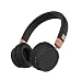 Produktbild KitSound Harlem On-Ear Leicht Bluetooth Kopfhörer mit Integriertem Mikro und Musiksteuerung - Roségold