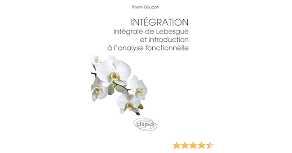 Amazon Fr Integration Integrale De Lebesgue Et Introduction A L Analyse Fonctionnelle Goudon Thierry Livres