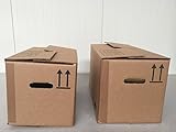  Umzugskartons 2 wellig Außenmaß 510 x 350 x 340 mm bis 50 kg belastbar Profiqualität 2.40 BC, 30 Stück