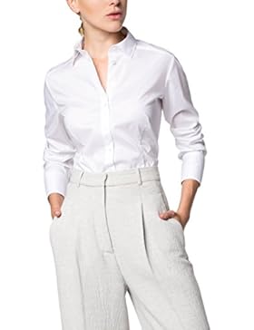 ETERNA Langarm Bluse SLIM FIT unifarben