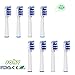 Produktbild 8 stk (2 x 4) Sohv® Zahnbürste geht Ersatz Kompatibel mit Braun Oral-B TriZone/Deep Sweep, EB30-4/EB-30A,Komplett kompatibel mit den Modellen von Oral-B: Vitality Precision Clean, vitality Floss Action, Vitality Sensitive, Vitality Pro White, Vitality Dual Clean, Vitality White and Clean, Professional Care, Triumph, Advance Power, TriZone und Smart Series
