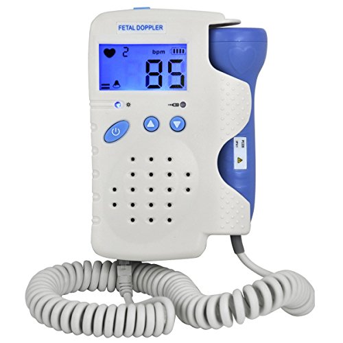Denshine Prenatal Fetal Doppler LCD Screen Backlight Display Heart Sound Monitor