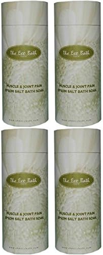 (4 PACK) - The Eco Bath - Epsom Salt Soak Muscle | 1000g | 4 PACK BUNDLE
