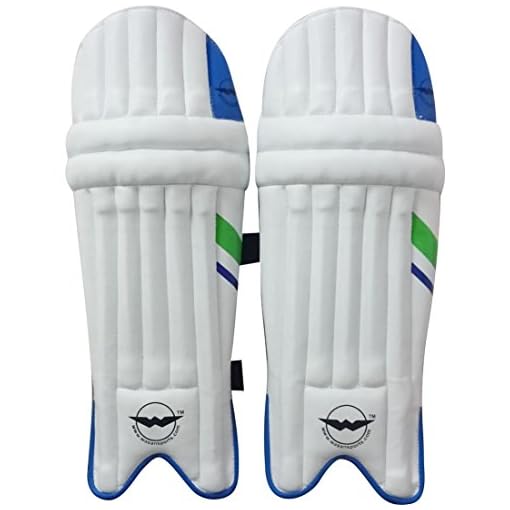 Wasan Cricket Batting Legguard Pads (4-8 Years), Size XXS (White) - Image 3