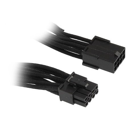 BitFenix Verlängerungskabel (8-Polig PCIe), 45 cm schwarz/schwarz - 4
