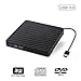 Produktbild SUMHE Externes DVD-Laufwerk/CD-Reader (ultradünn, Diamanten-USB3.0, für Laptop/Desktop-CD-/DVD-Brenner), Schwarz, S