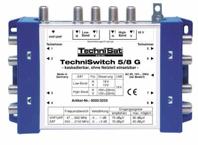 Preisvergleich Produktbild Technisat TechniSwitch 5 / 8 G Multischalter