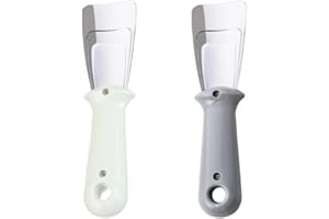 MenYiYDS - 2 pezzi di raschietto per ghiaccio frigorifero, pala per congelatore da cucina, sbrinatore in acciaio inossidabile, pala per ghiaccio, gadget da cucina, gadget