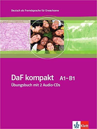 DaF KompaktNivel A1B1Cuaderno de ejercicios + 2 CD (Edición en un solo volumen): Ubungsbuch mit 2 AudioCDs