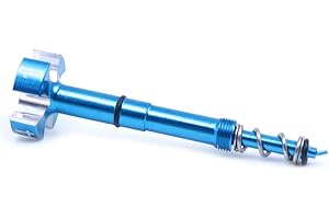 ANCLLO Motorcycle Air/Fuel Mixture Screw, FCR Carb Air Fuel Mixture Screw Adjuster for Hon-da CRF150R Yama-ha Suzu-ki (Blue)