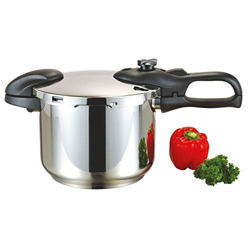 Preisvergleich Produktbild axentia 116631 Schnellkochtopf, 6 L