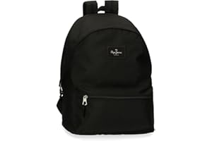 Pepe Jeans Aris, Equipaje Bolsa De Mensajero Unisex Niños, Negro (Black), 31x44x17.5 Cms