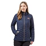 Elastisches Innenbündchen THE NORTH FACE Damen Thermoball mit durchgehendem Reißverschluss Jacke, Urban Navy/Metallic Copper, L