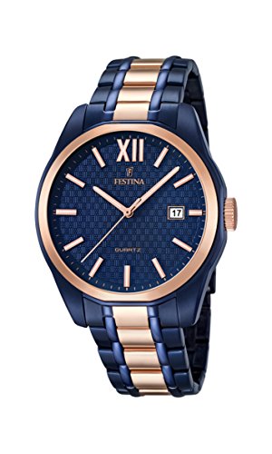 Festina Herren-Armbanduhr Analog Quarz Edelstahl beschichtet F16854/1 Festina Herren-Armbanduhr Analog Quarz Edelstahl beschichtet F16854/1