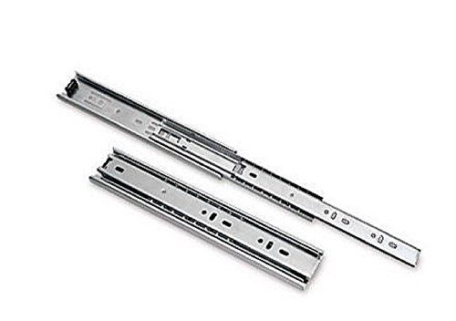 Preisvergleich Produktbild Kugellager-Gleitschienen, solides Metall, voll ausziehbar, 1 Pair - 250mm