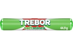 Trebor Softmints Peppermint, Refreshing Peppermint Flavoured Soft Mints, 44.9 g Roll (Pack of 1)