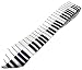 Produktbild Evil Wear Musiker-Krawatten weiss Herren Damen Schlips Motiv Klavier-Tasten Flügel-Piano Krawatte Men Woman Cravat Neck-tie Music white 5176