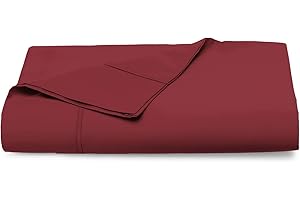 ‎PIZUNA Pizuna 400 Fadenzahl Baumwolle bettlaken 230x280cm Rio-Rot,100% Langstapelige Baumwolle betttuch Weiche mako Satin, bettlaken ohne Gummizug (100% Baby blau Baumwolle betttuch 230 x 280cm)