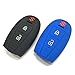 AutoStark Silicone Key Cover Black Blue For Suzuki Ciaz / S Cross / Baleno smart key (2.00) RS.219.00