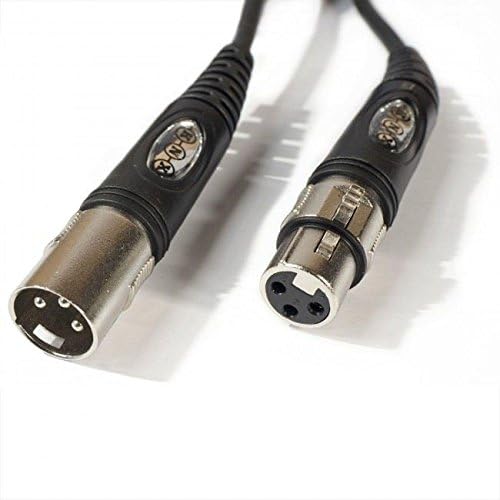 KNX M15XMF 15M Moulded XLR F to Moulded XLR M Nickel Plated