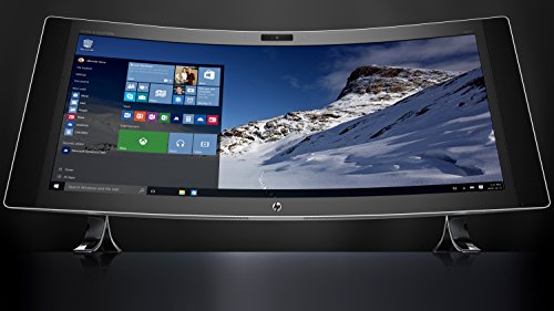 HP ENVY Curved 34-a090ng 86,3 cm (34 Zoll / QHD) All in One Desktop PC (Intel Core i7-6700T, 8GB RAM, 128GB SSD, 1TB HDD, NVIDIA GeForce GTX960A, Win 10 Home) weiß - 11