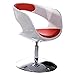 Produktbild MK Design-Stuhl RHIN in ABS (hochfesten Polymer) (weiß und Rot)