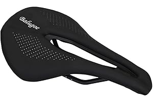 PLATTBK Sillín de Bicicleta de Gel, Asiento de Ciclismo Cómodoy Transpirable Diseño Ergonómico Adecuado para Bicicleta de Montaña y Carretera