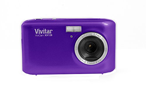 Vivitar Kompakte Digitalkamera, VXX128, 20MP, 2.7-Zoll-Bildschirm, 4-fach Digitalzoom (Lila) Vivitar Kompakte Digitalkamera, VXX128, 20MP, 2.7-Zoll-Bildschirm, 4-fach Digitalzoom (Lila) Bilder