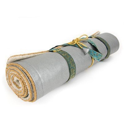 Preisvergleich Produktbild Holistic Silk Yoga Rug Mat - silber