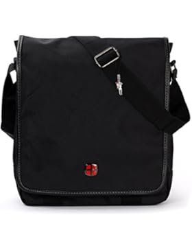 New Bags Umhängetasche Crossover Schultertasche Polyester schwarz OTD208S