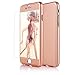 Price comparison product image iPhone 6/6s Plus Case, DecaStars [Ultra-thin Series] 2-in-1 Full-body Protective Back Cover [Slim Fit] with Tempered Glass Screen Protector for Apple iPhone 6s Plus Case 5.5 Inch - Rose Gold