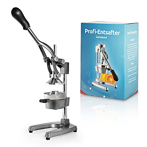 Professionelle Hand Saftpresse hochwertige Hebel Zitruspresse Original Lumaland - 3