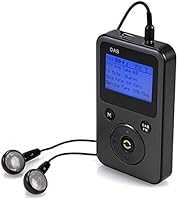 DAB+ Radio, GMYLE&reg; PPM001 DAB/DAB+/FM Portable Rechargeable Digital Radio and MP3 Player
