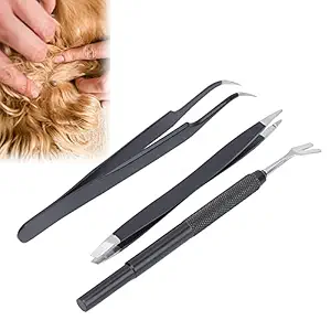 Tick Remover Tools, Tick Remover Tweezers Durable Stainless Steel Tick Remover Kit High Hardness for Tick Remover for Pet