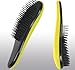 De Tangle Hair Brush Comb By Morgan Leigh® Salon Quality Professional (Yellow)