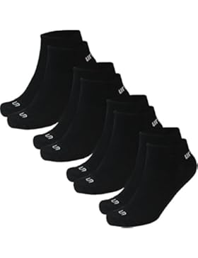 urban air | Sneaker-Socken Strümpfe | Damen, Herren | für Sport, Jogging oder Freizeit | knöchelhoch | in schwarz...